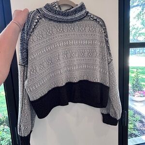 We the Free Snowflake Crop Sweatshirt/sweater